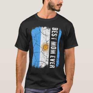 T-shirt Meilleure Maman Argentine Ever Drapeau Argentine F