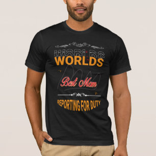 T-shirt Meilleure maman au monde pour le jour de la mère d