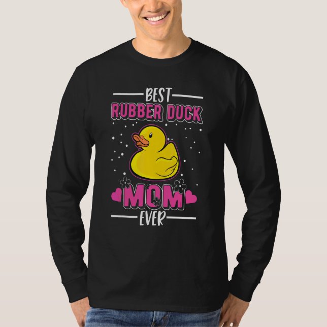 T-shirt Meilleure maman canard en caoutchouc (Devant)