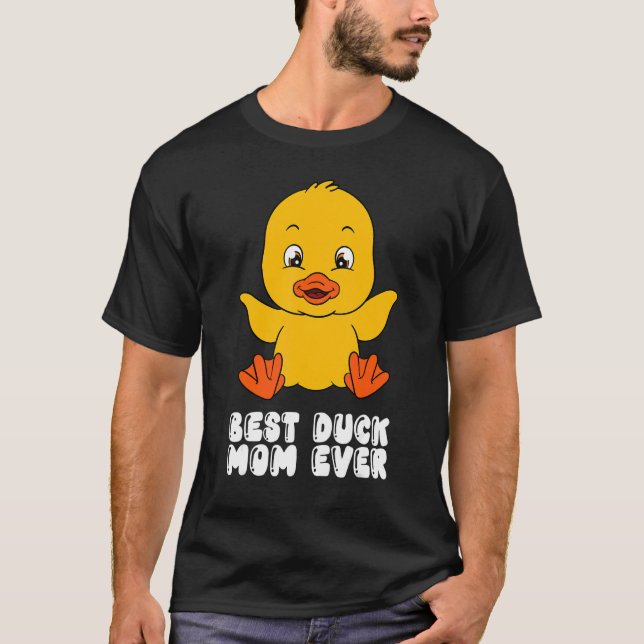 T-shirt Meilleure Maman Canard Ever (Devant)