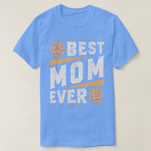 T-shirt Meilleure Maman Champignons Hunter Morel Champigno (Design devant)