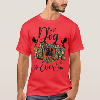 T-shirt Meilleure maman chien jamais mignonne Amoureux des