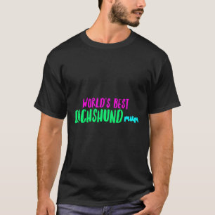 T-shirt Meilleure maman Dachshund de l'Amp Mondial