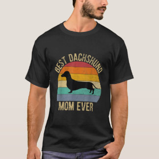 T-shirt Meilleure maman Dachshund jamais