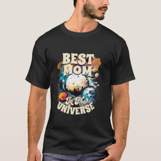 T-shirt Meilleure maman dans l'univers Fête des Mères Mult