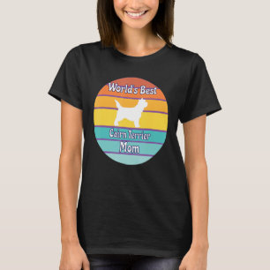 T-shirt Meilleure maman de Cairn Terrier au monde