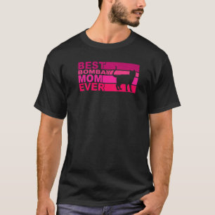 T-shirt Meilleure maman de chat Bombay de tous les temps