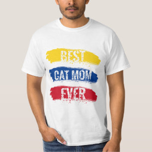 T-shirt Meilleure maman de chat du monde