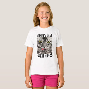 T-shirt Meilleure maman de chat du monde