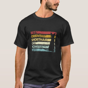 T-shirt Meilleure Maman de Chat du Monde Mère Chat Orienta