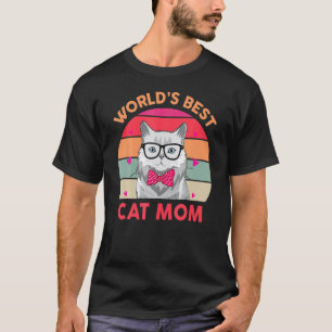 T-shirt Meilleure Maman de Chat du Monde pour Femme Kitty