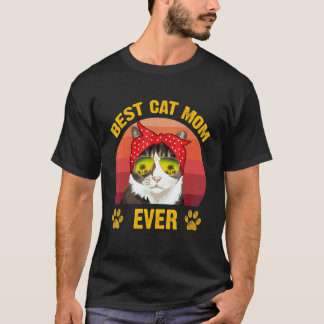 T-shirt Meilleure Maman de Chat Jamais  Maman de Chat Rétr