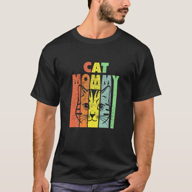 T-shirt Meilleure Maman de Chat Maman de Chat Maman Chat M (Devant)