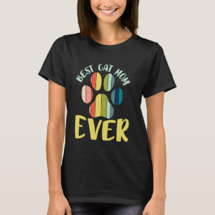 T-shirt Meilleure Maman de Chat Pour la Fête des Mères Ama