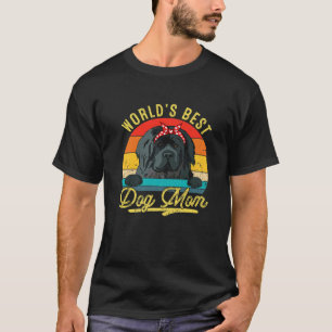 T-shirt Meilleure maman de chien de Terre-Neuve au monde R