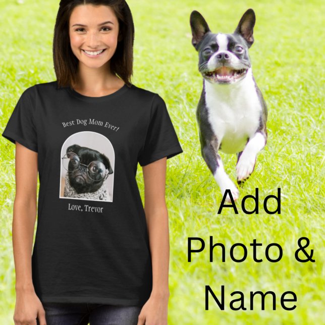 T-shirt Meilleure maman de chien jamais de la photo de chi (Créateur téléchargé)