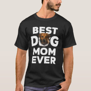 T-shirt Meilleure Maman De Chien Jamais Rhodesian Ridgebac