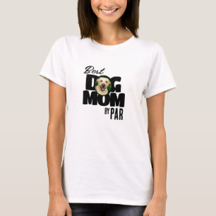 T-shirt Meilleure maman de chien par photo de golf