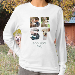 T-shirt Meilleure Maman de Chien Photo Cadeau de Fête des