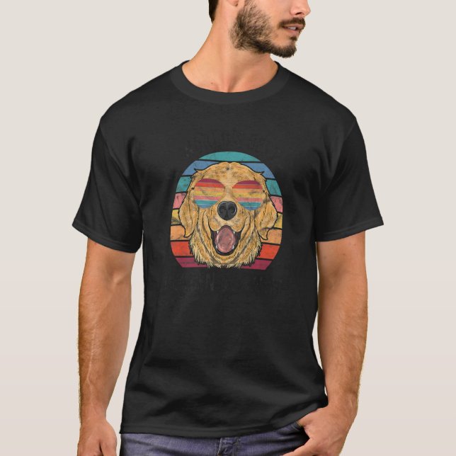 T-shirt Meilleure maman de chien Retriever doré (Devant)