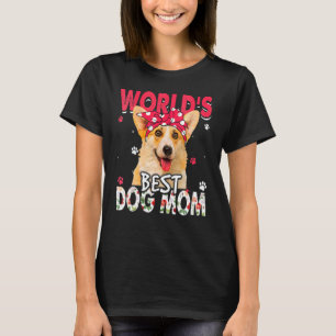 T-shirt Meilleure maman de corgi du monde pour la fête des
