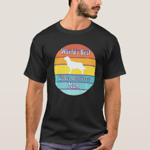 T-shirt Meilleure Maman de Golden Retriever au Monde
