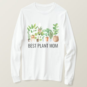 T-shirt Meilleure Maman de Plantes Citation de Plantes d'I