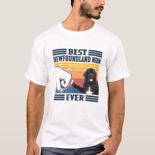 T-shirt Meilleure maman de Terre-Neuve Jour des mères Vint
