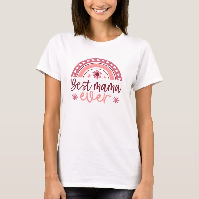 T-shirt Meilleure Maman de tous les temps (Devant)