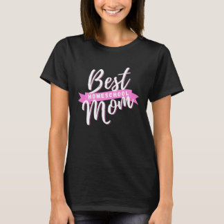 T-shirt Meilleure maman d'école familiale pour la maison é
