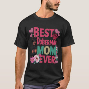 T-shirt Meilleure maman Doberman de tous les temps