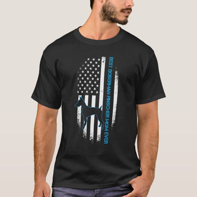 T-shirt Meilleure maman Doberman Pinscher Ever Doberman Pi (Devant)