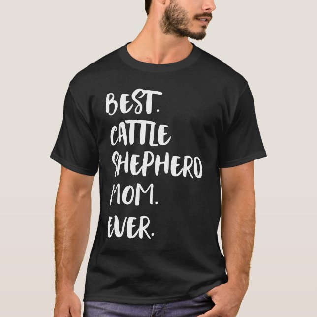 T-shirt Meilleure Maman Éleveuse de Bétail (Devant)