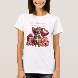 T-shirt Meilleure maman Ever Chihuahua Chiuppy