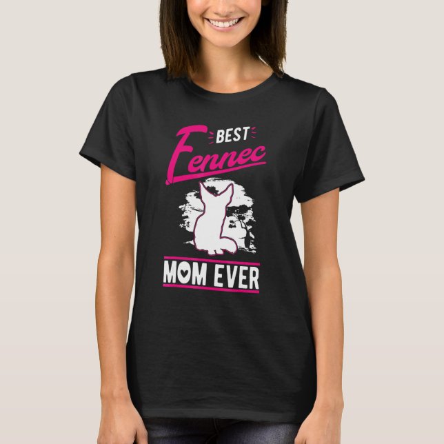 T-shirt Meilleure maman fennec de tous les temps (Devant)