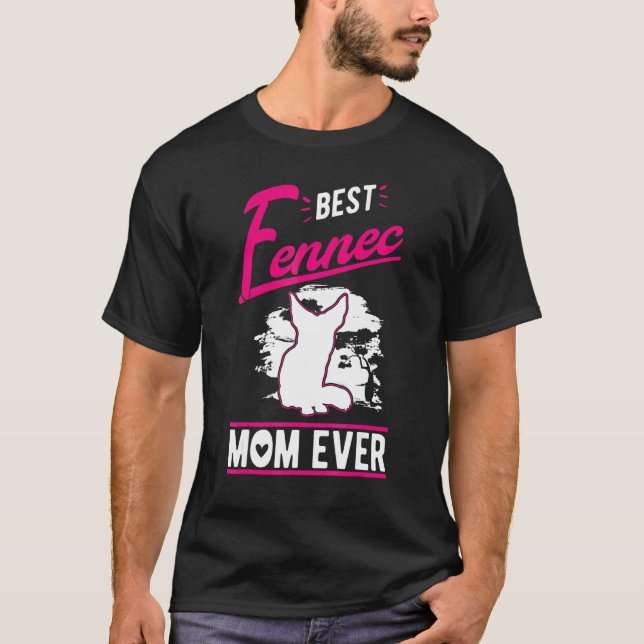 T-shirt Meilleure maman fennec de tous les temps (Devant)