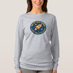 T-shirt Meilleure Maman Fusée Maman Anniversaire Fête des