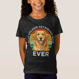 T-Shirt Meilleure maman Golden Retriever de tous les temps