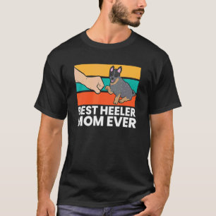 T-shirt Meilleure maman Heeler Chienne Heeler Maman Austra