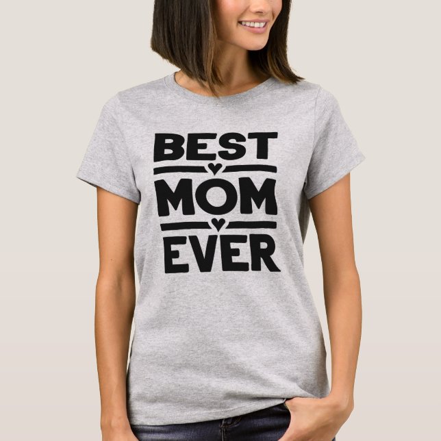 T-shirt Meilleure maman jamais (Devant)