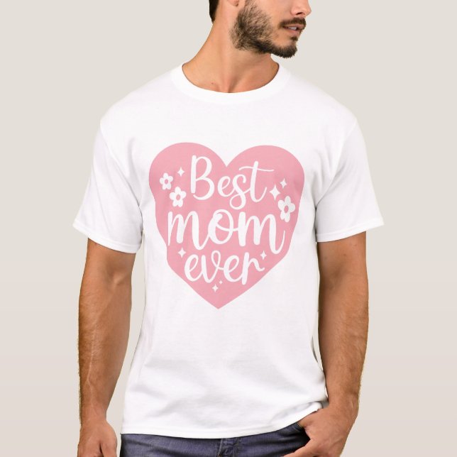 T-shirt Meilleure maman jamais (Devant)