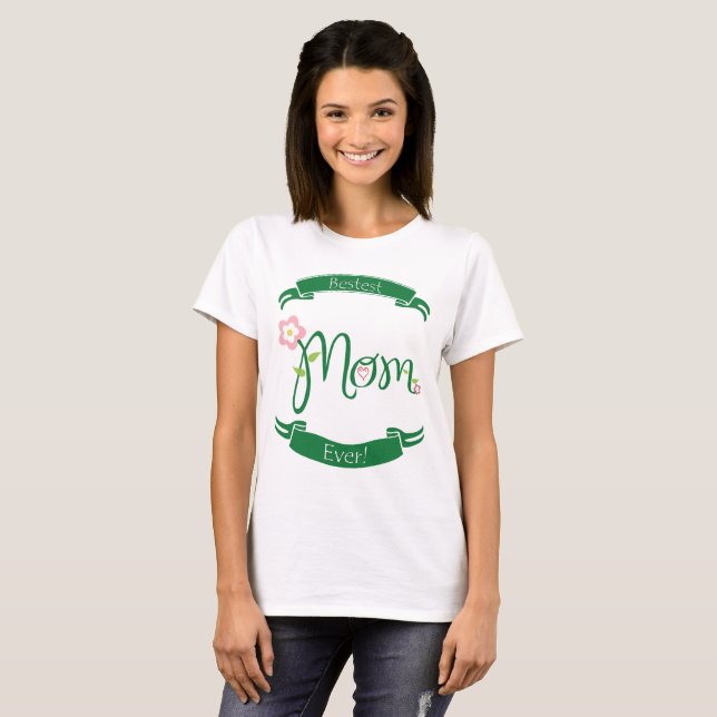 T-shirt Meilleure maman jamais (Devant entier)