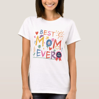 T-shirt Meilleure maman jamais enfants dessin