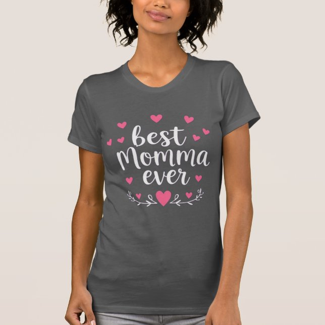 T-shirt meilleure maman jamais grise (Devant)