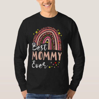 T-shirt Meilleure Maman Jamais Pink Leopard Maman Fantasti