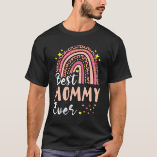 T-shirt Meilleure Maman Jamais Pink Leopard Maman Fantasti