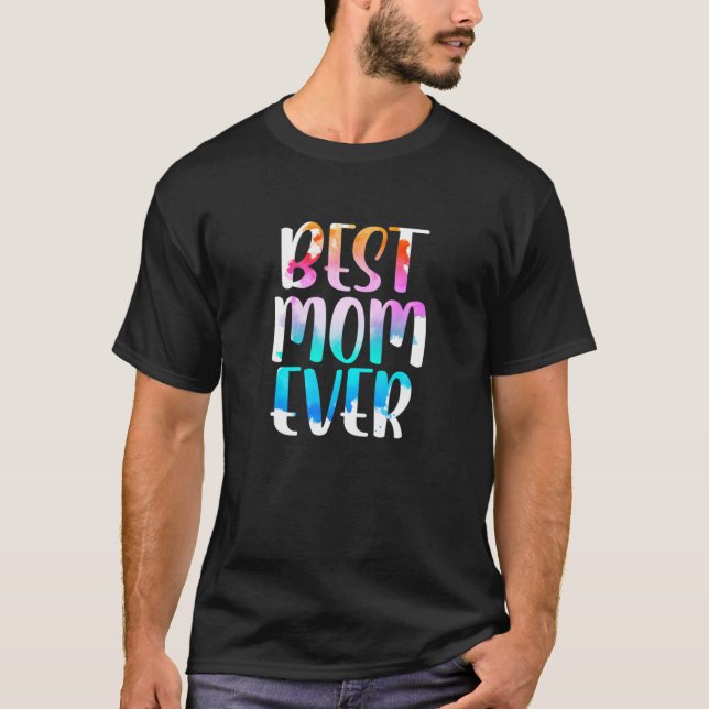 T-shirt Meilleure Maman Jour des Mères (Devant)