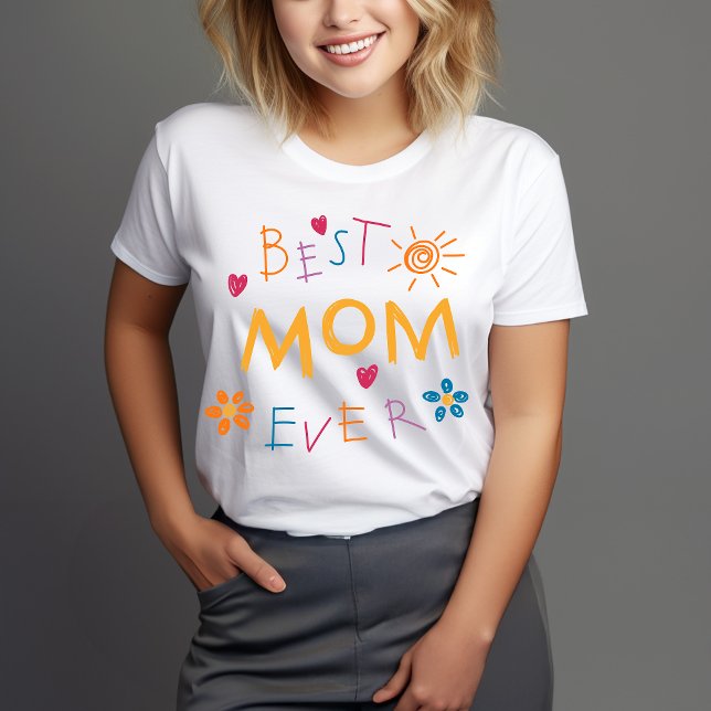 T-shirt Meilleure Maman Jour des Mères (Créateur téléchargé)