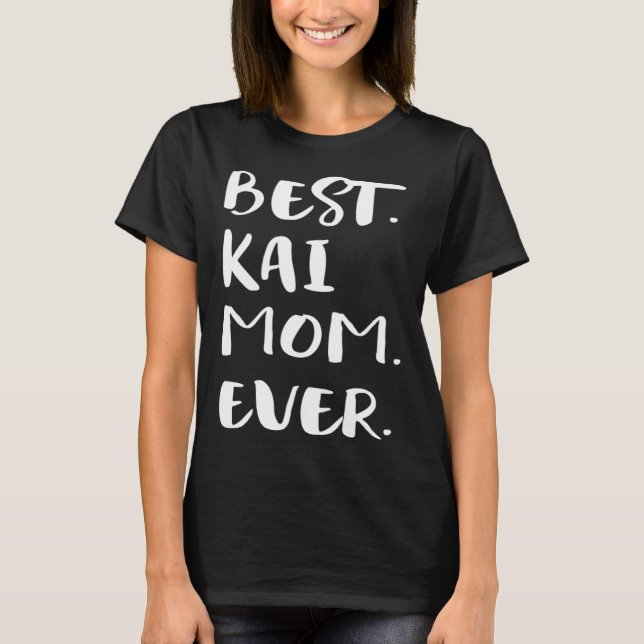 T-shirt Meilleure Maman Kai Ever Kai Ken Kai Inu (Devant)