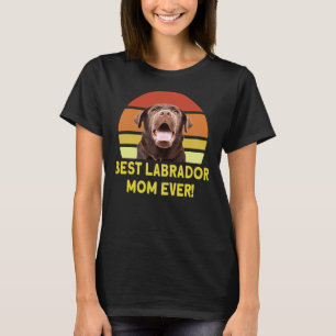 T-shirt Meilleure maman Labrador Ever 168